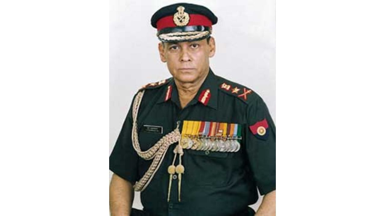 <div class="paragraphs"><p>India’s 20th Chief of Army Staff General Sundararajan Padmanabhan.</p></div>